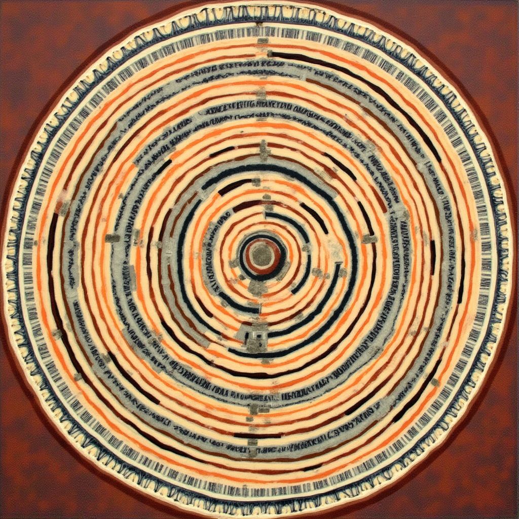 Chart of common Aboriginal symbols and their meanings