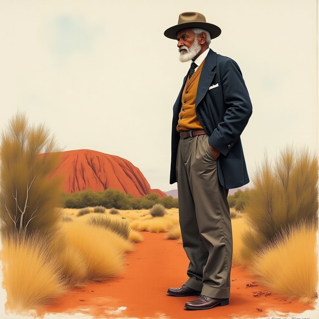 Albert Namatjira, pioneering Aboriginal landscape artist