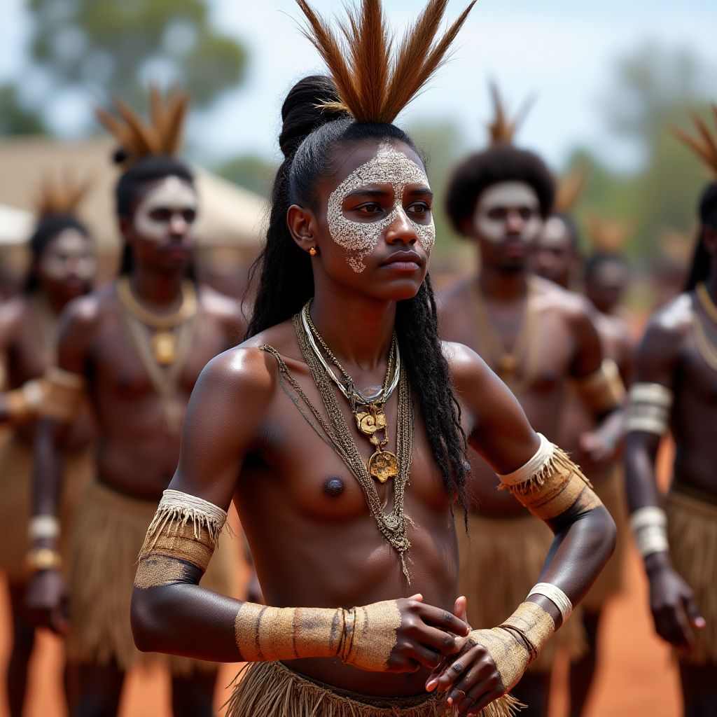 Aboriginal cultural festival with performances